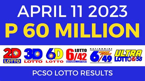 lotto result april 11 2023